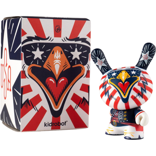 Dunny - Indie Eagle 3 Inch Vinyl Figure by Kronk