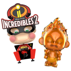 Incredibles 2 - Movbi and Jack-Jack Cosbaby 3.5-5 Inch Hot Toys Bobble-Head Figure 2-Pack