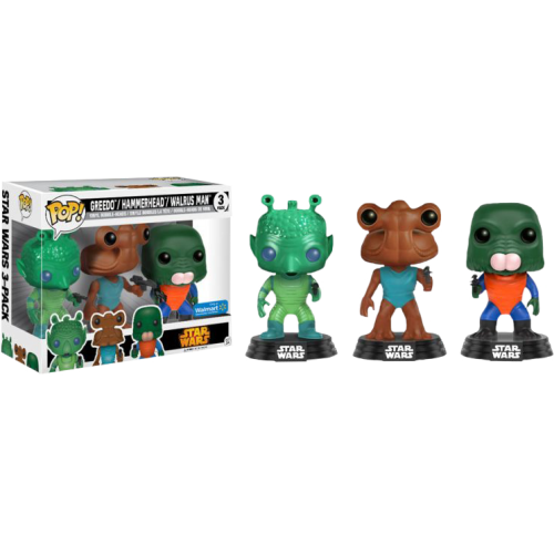 Star Wars - Greedo, Hammerhead and Walrus Man Pop! Vinyl Figure 3-Pack 