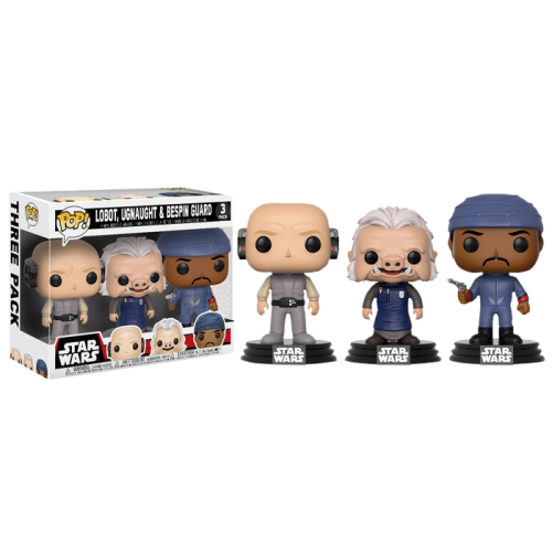Star Wars - Lobot, Ugnaught and Bespin Guard Pop! Vinyl Figure 3-Pack