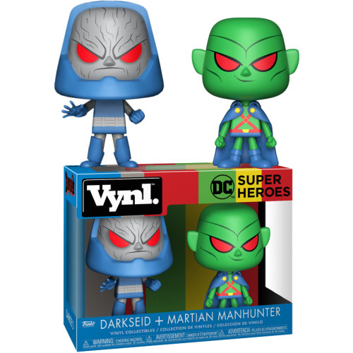 DC Comics - Martian Manhunter and Darkseid Vynl. Vinyl Figure 2-Pack