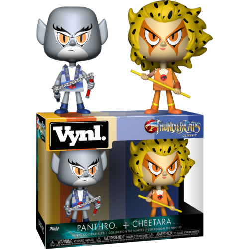 Thundercats - Panthro and Cheetara Vynl. Vinyl Figure 2-Pack