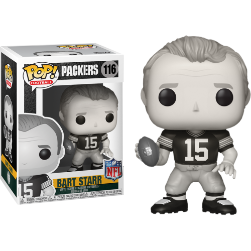 NFL Legends - Bart Starr Green Bay Packers Black and White Legends Pop! Vinyl Figure