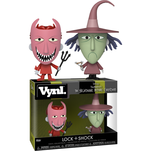 The Nightmare Before Christmas - Lock and Shock Vynl. Vinyl Figure 2-Pack