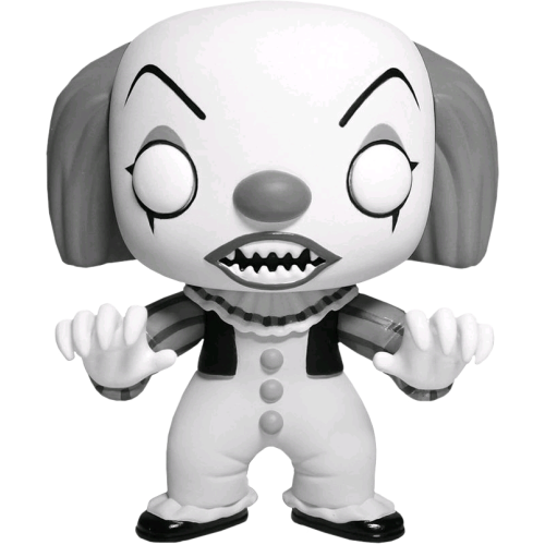 IT (1990) - Pennywise Black and White Pop! Vinyl Figure