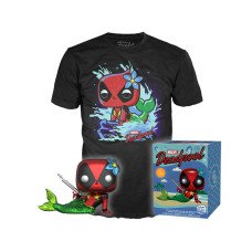 Pop! Marvel Collectors Box: Deadpool Mermaid Pop! & Tee