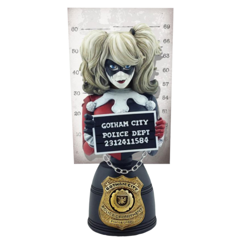 Batman - Harley Quinn Mugshot 6.5 Inch Bust