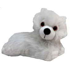 Game of Thrones - Prone Ghost Direwolf Cub Plush