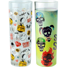 Suicide Squad - Skulls and Pattern Tumbler 2-Pack