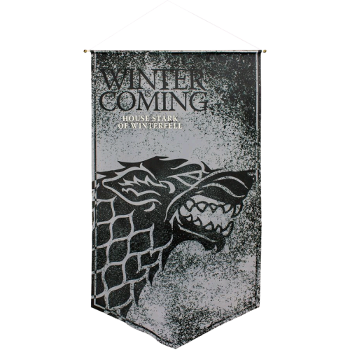 Game of Thrones - Stark Winter is Coming Satin Banner