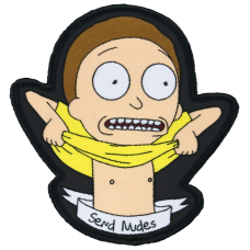 Rick and Morty - Send Nudes Embroidered Patch