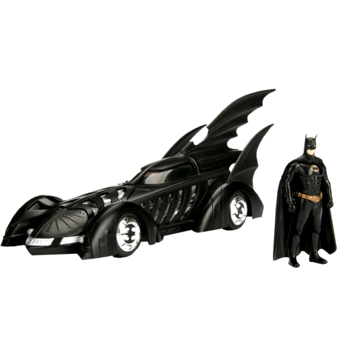 Batman Forever - Batmobile 1:24 Scale Die-Cast Car Replica with Batman Action Figure
