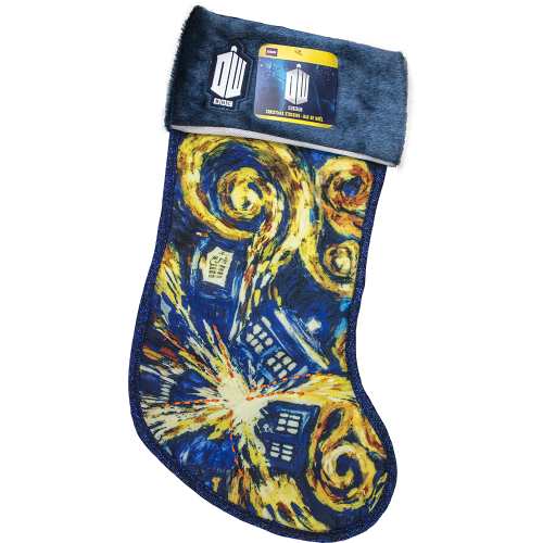 Doctor Who - Exploding TARDIS Van Gogh Christmas Stocking