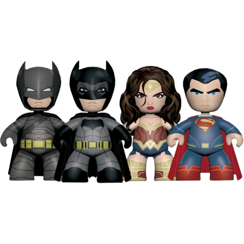 Batman vs Superman: Dawn of Justice - Mez-itz 2 Inch Action Figure 4-Pack