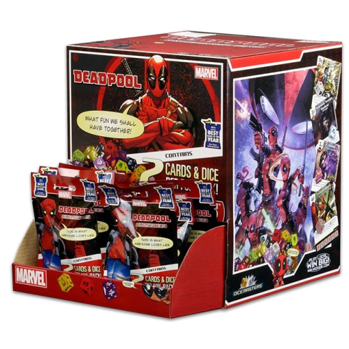 Dice Masters - Deadpool Gravity Feed Display (90 Packs)