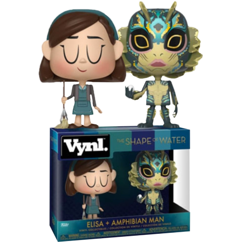 Shape of Water - Elisa and Amphibian Man Vynl. Vinyl Figure 2-Pack