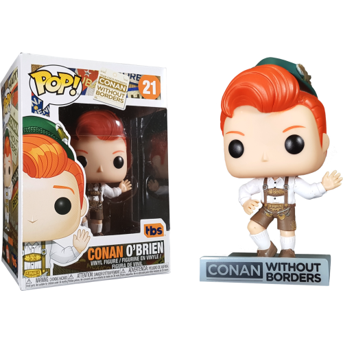 Conan O'Brien - Conan O'Brien in Lederhosen Outfit Pop! Vinyl Figure
