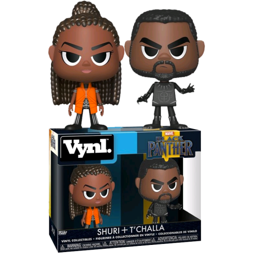 Black Panther (2018) - Black Panther and Shuri Vynl. Vinyl Figure 2-Pack