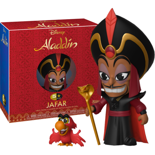 Aladdin - Jafar with Iago 5-Star Vinyl Figure