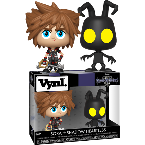 Kingdom Hearts III - Sora and Heartless Vynl. Vinyl Figure 2-Pack