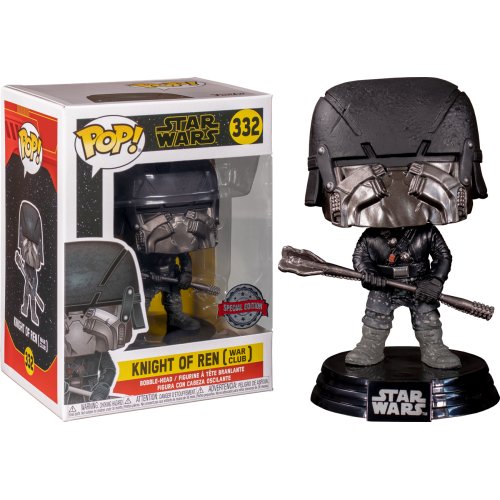Star Wars Episode IX: The Rise Of Skywalker - Knight Of Ren with War Club Pop! Vinyl Figure
