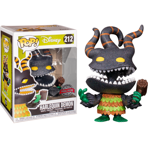 The Nightmare Before Christmas - Harlequinn Demon Diamond Glitter Pop! Vinyl Figure