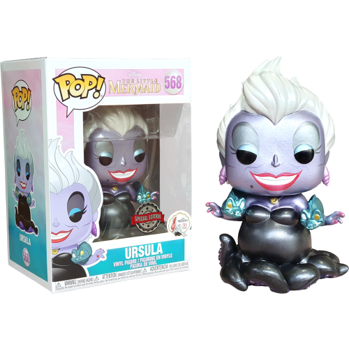 The Little Mermaid - Ursula with Eels Metallic Pop! Vinyl Figure