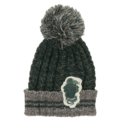 Harry Potter - Slytherin Heathered Pom Pom Beanie