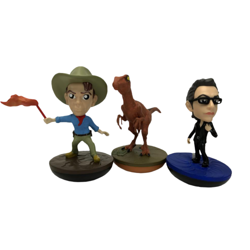Jurassic Park - Series 1 Revos 4 Inch Vinyl Figure Bundle (Set of 3)