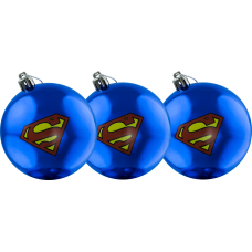 Superman - Logo Christmas Bauble Ornament 3-Pack