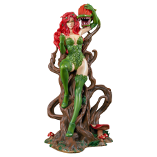 Batman - Poison Ivy on Vine Throne with Killer Flower 12 Inch Statue