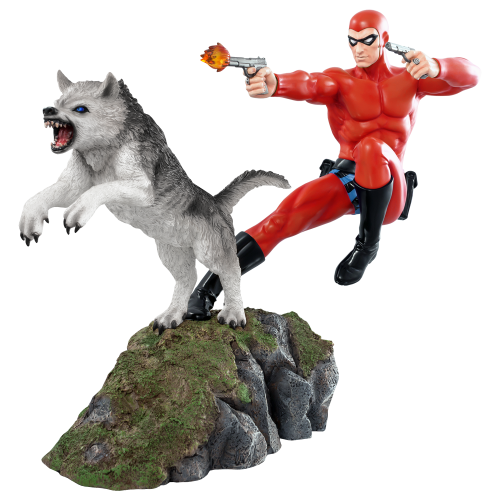 The Phantom - The Phantom and Devil Red Variant 1/6th Scale Diorama Statue
