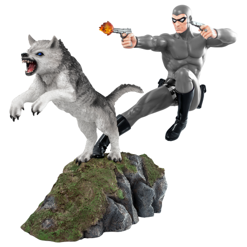 The Phantom - The Phantom and Devil Grey Variant 1/6th Scale Diorama Statue