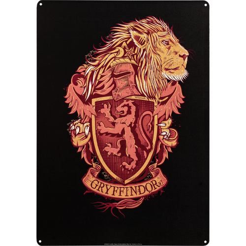 Harry Potter - Gryffindor House Crest Tin Sign