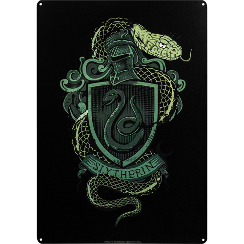 Harry Potter - Slytherin House Crest Tin Sign