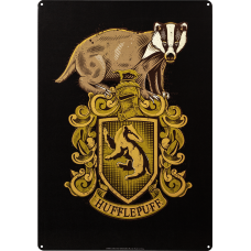 Harry Potter - Hufflepuff House Crest Tin Sign