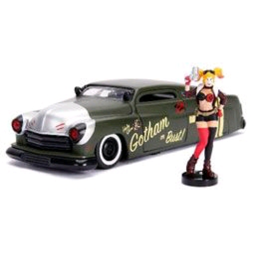 DC Bombshells - Harley Quinn 1951 Mercury 1:24 Scale Hollywood Rides Diecast Vehicle