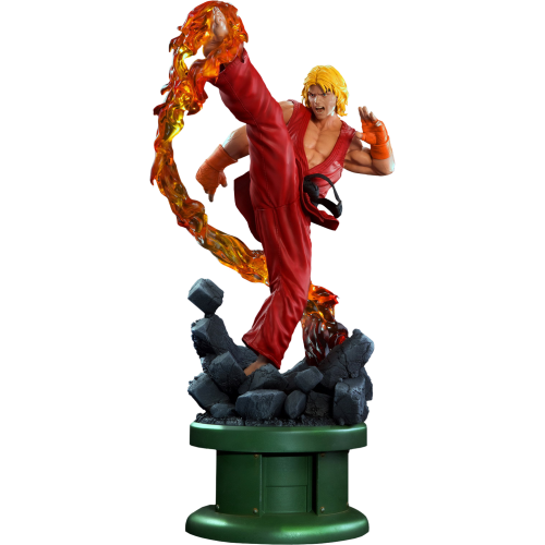 Street Fighter IV - Ken Masters with Dragon Flame 1/4 Scale Ultra Statue