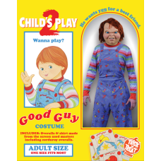 Child's Play 2 - Good Guys Doll Chucky Deluxe Adult Costume (One Size Fits Most)