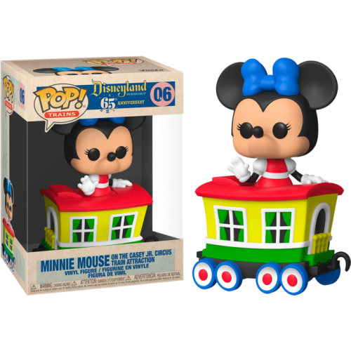 Disneyland: 65th Anniversary - Minnie Mouse on Casey Jr. Circus Train Attraction Pop! Vinyl Figure