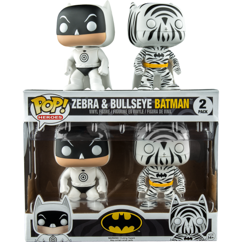 Batman - Bullseye and Zebra Pop! Vinyl Figure 2-Pack