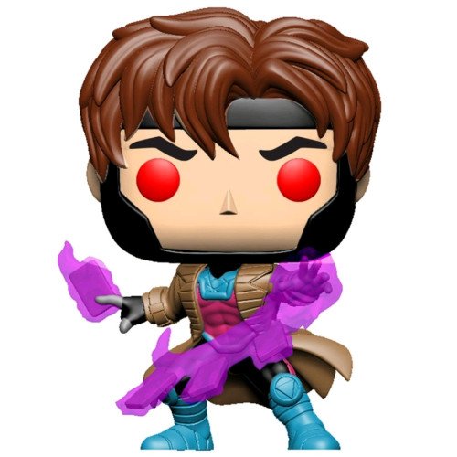 X-Men - Gambit with cards Translucent Glow  Pop! Vinyl Figure 