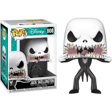 The Nightmare Before Christmas - Jack Skellington with Scary Face Pop! Vinyl Figure