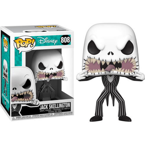 The Nightmare Before Christmas - Jack Skellington with Scary Face Pop! Vinyl Figure