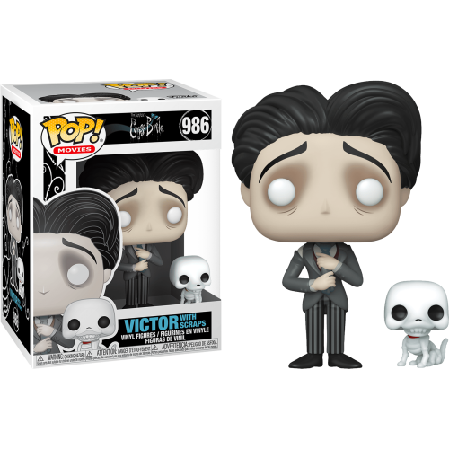 Corpse Bride - Victor Van Dort with Scraps Pop! Vinyl Figure