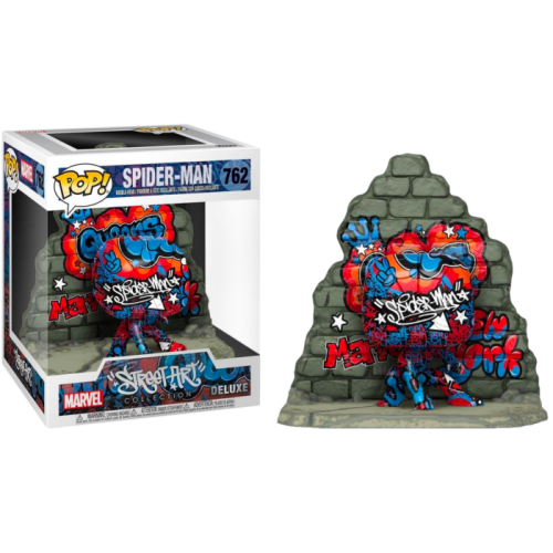 Spider-Man - Spider-Man Graffiti Deco Deluxe Pop! Vinyl Figure