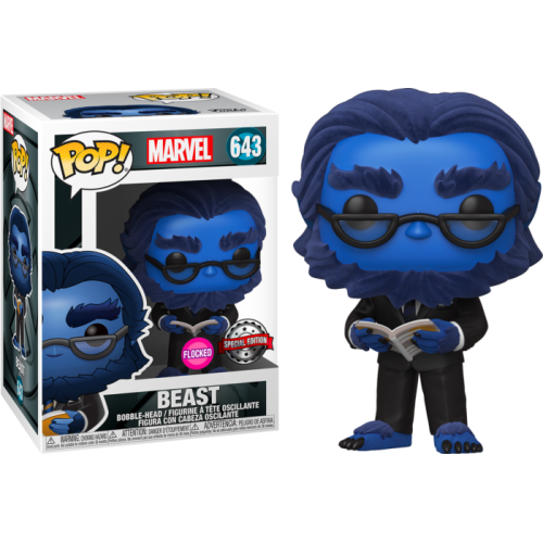 X-Men (2000) - Beast Flocked 20th Anniversary Pop! Vinyl Figure 