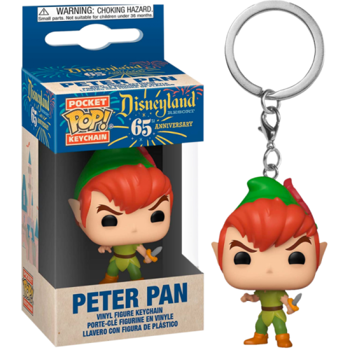 Peter Pan - Peter Pan Disneyland 65th Anniversary Pocket Pop! Vinyl Keychain