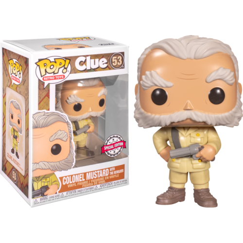 Clue - Colonel Mustard with The Revolver Pop! Vinyl Figure