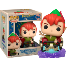 Peter Pan - Peter Pan with the Peter Pan’s Flight Attraction Disneyland 65th Anniversary Pop! Rides Vinyl Figure